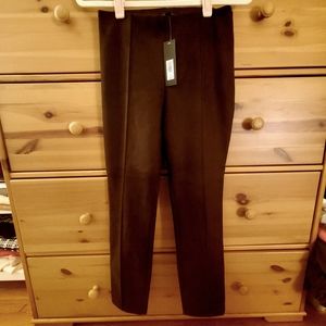 NWT Banana Republic High Rise Vegan Suede Legging with Pintuck